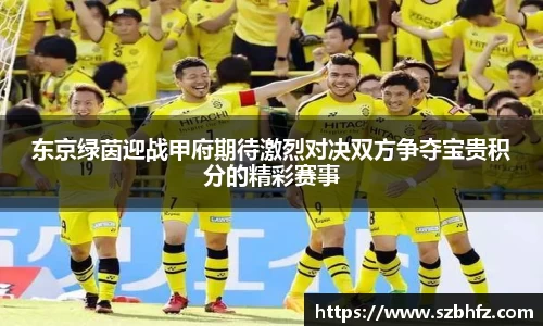东京绿茵迎战甲府期待激烈对决双方争夺宝贵积分的精彩赛事