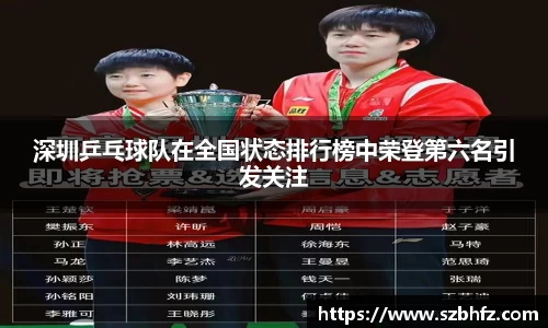 深圳乒乓球队在全国状态排行榜中荣登第六名引发关注
